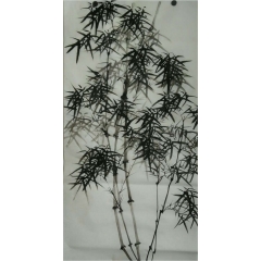 国画竹 - 刘月文